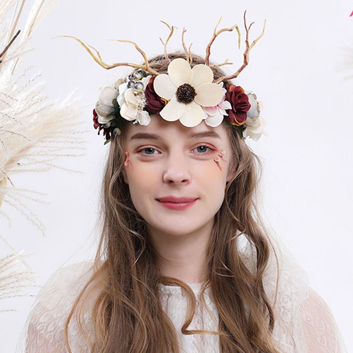 

Flower Garland Headband, Multicolor