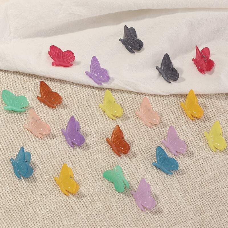 

Random Butterfly Design Hair Claw 20pcs, Multicolor