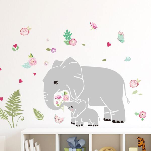 

Cartoon Graphic Wall Sticker, Multicolor