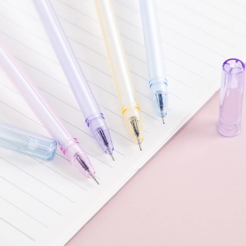 

4pcs Vegetable Gel Pen, Black