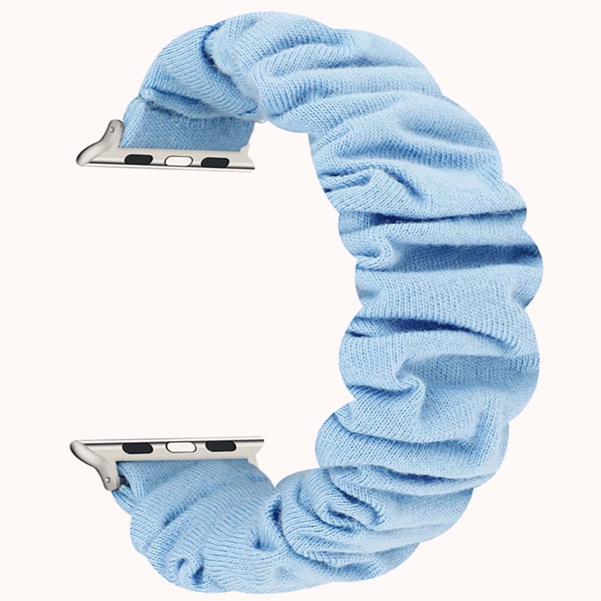 

Scrunchie Design Apple Watch Strap, Pastel baby blue