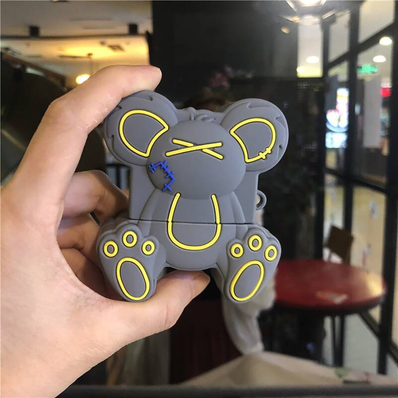 

Cartoon AirPods Case, Dark grey