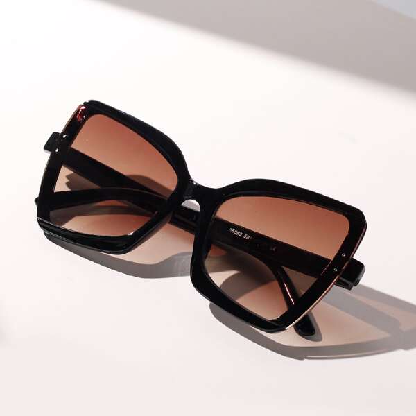 

Retro Butterfly Shaped Sunglasses, Brown