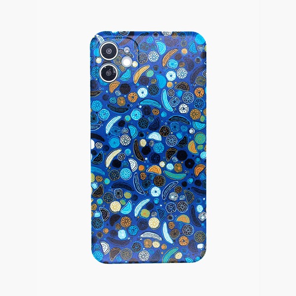 

1шт чехол для iPhone с принтом, Многоцветный