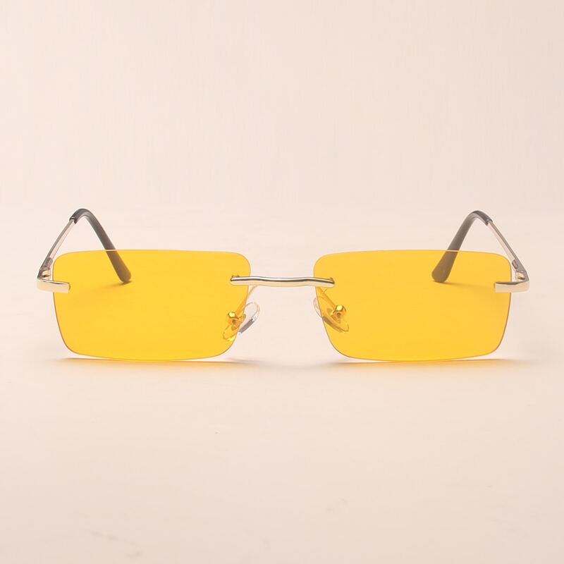 

Square Frame Rimless Sunglasses
