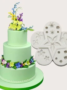 1 pieza molde en forma de flor - Beis - Ver 4