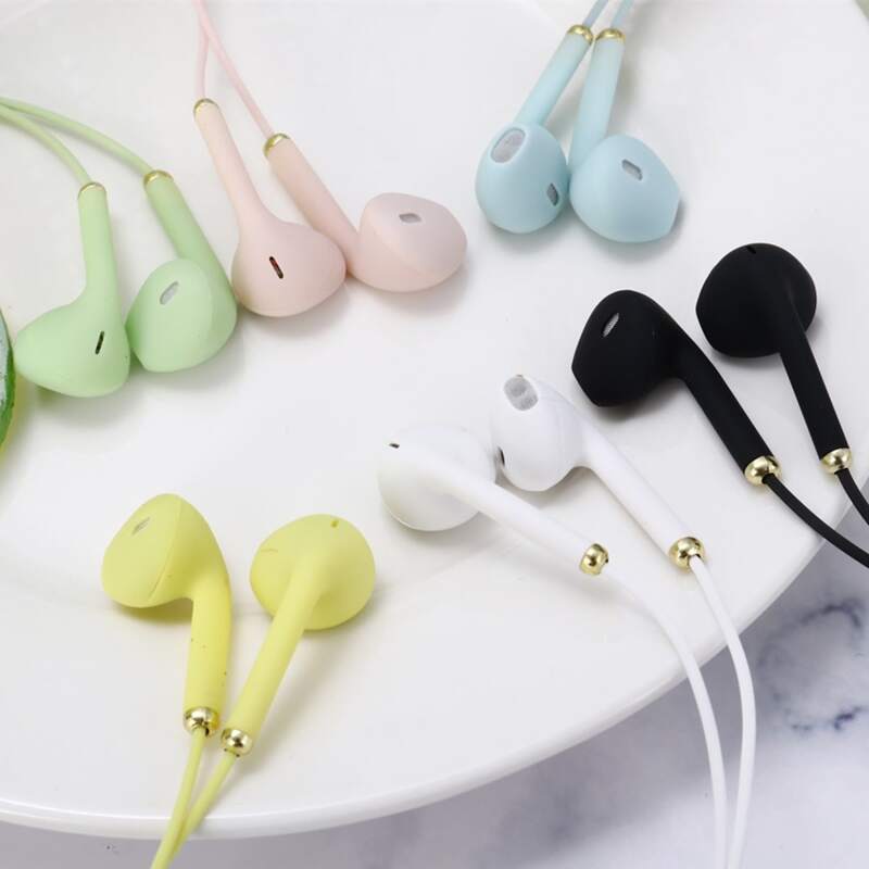 

1pc Macaron In-ear Earphone, Multicolor