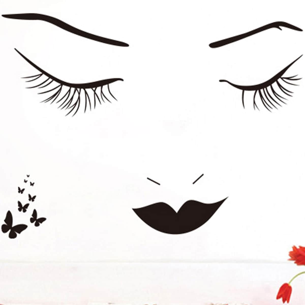 

Figure Graphic Wall Sticker, Black