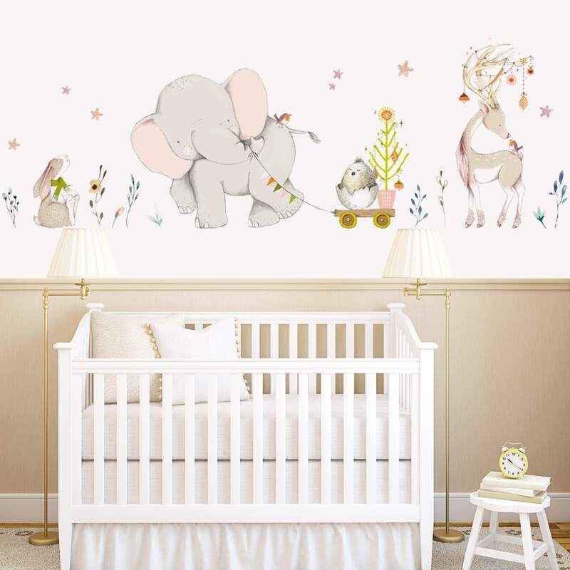 

Cartoon Graphic Wall Sticker, Multicolor