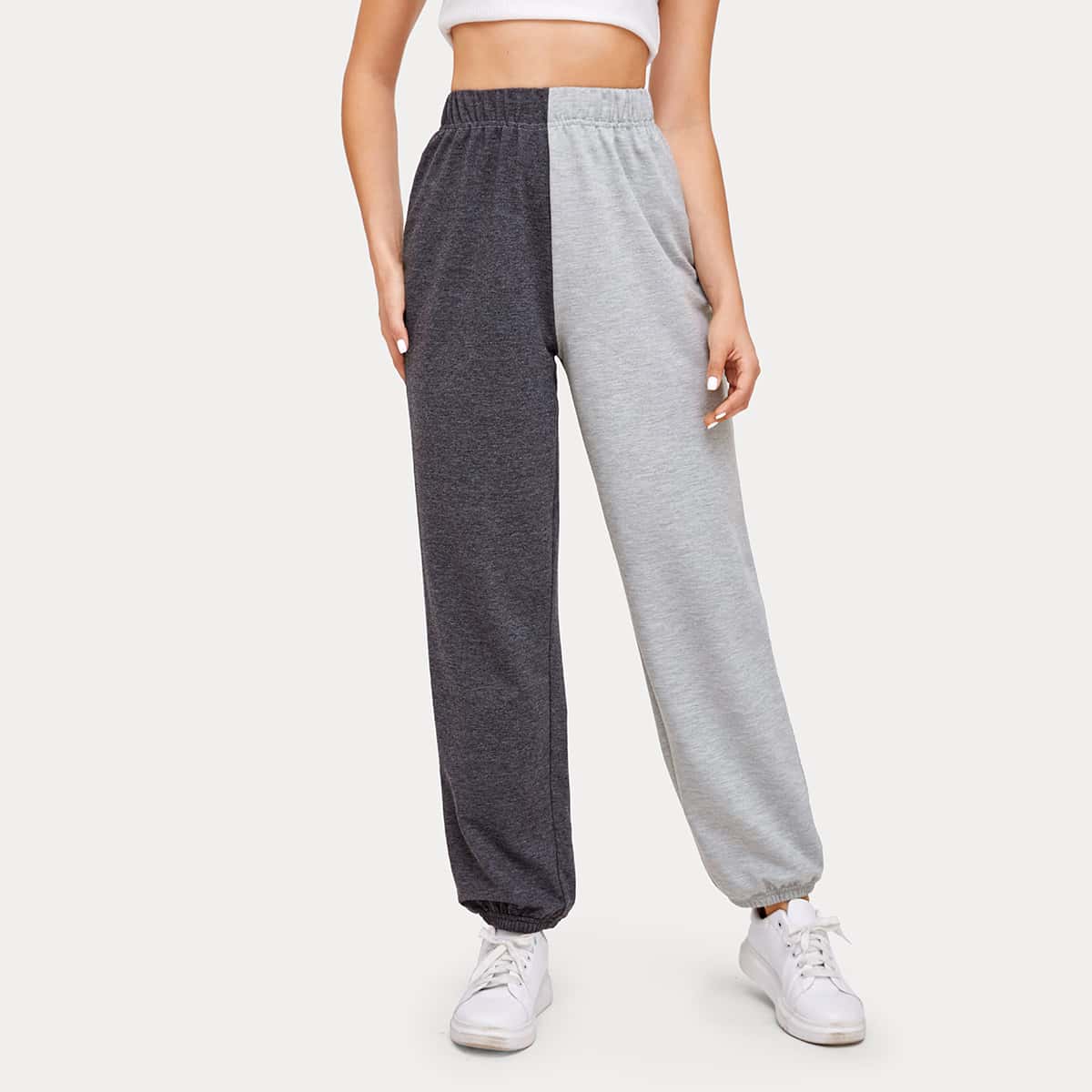 

Two Tone Sweatpants, Grey