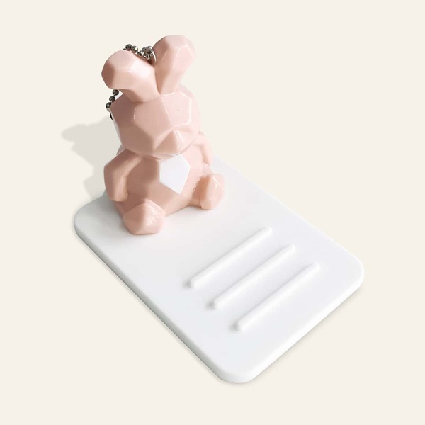 

1pc Desktop Cartoon Phone Holder, Pink