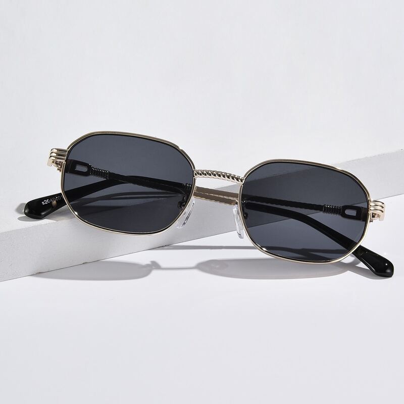 

Guys Metal Frame Sunglasses, Black