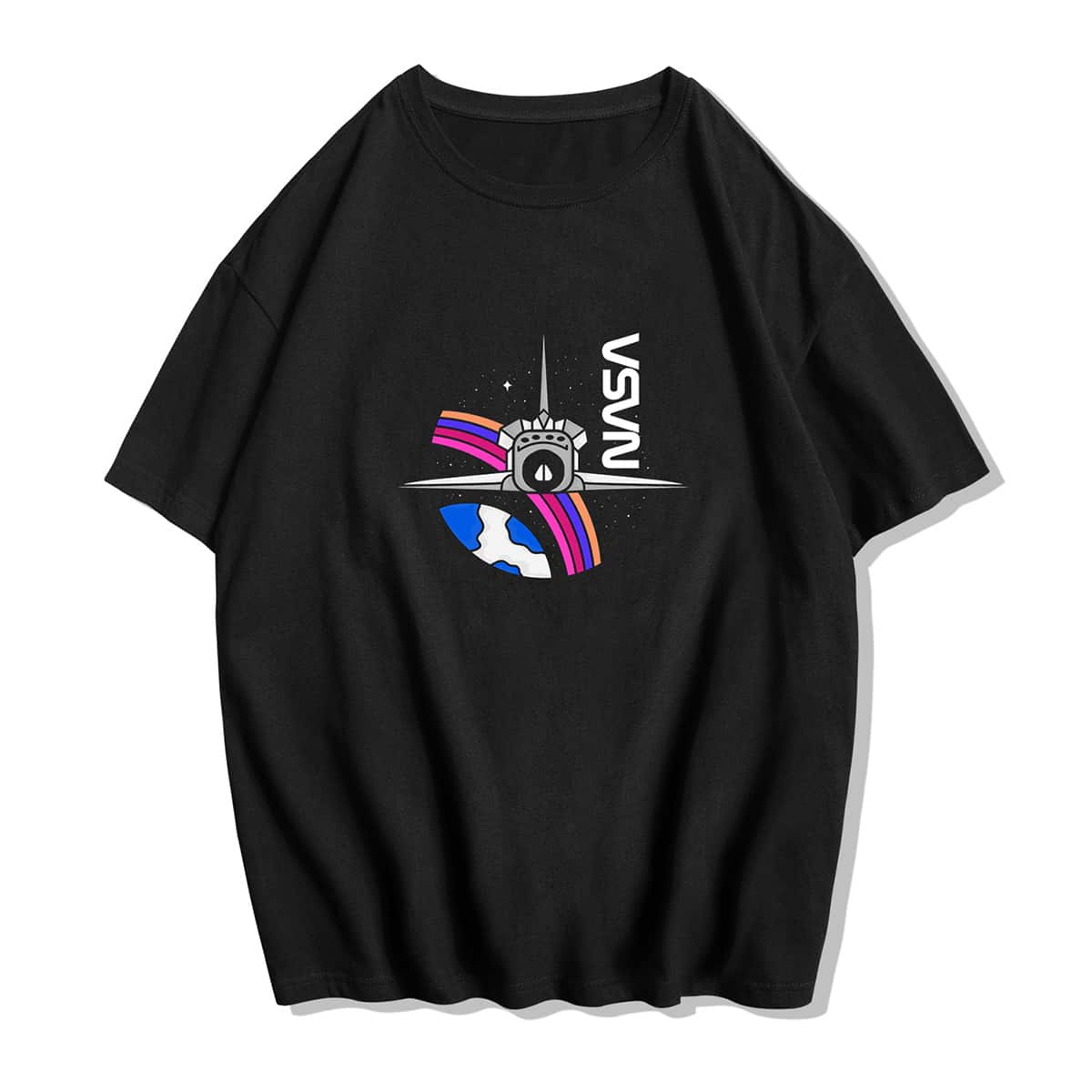 

Guys Cartoon Graphic Tee, Black