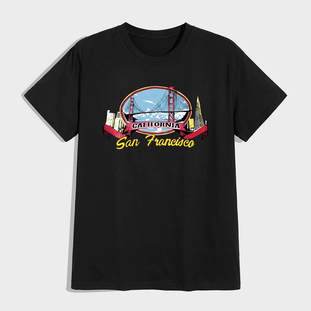 

Guys Letter Graphic Tee, Black