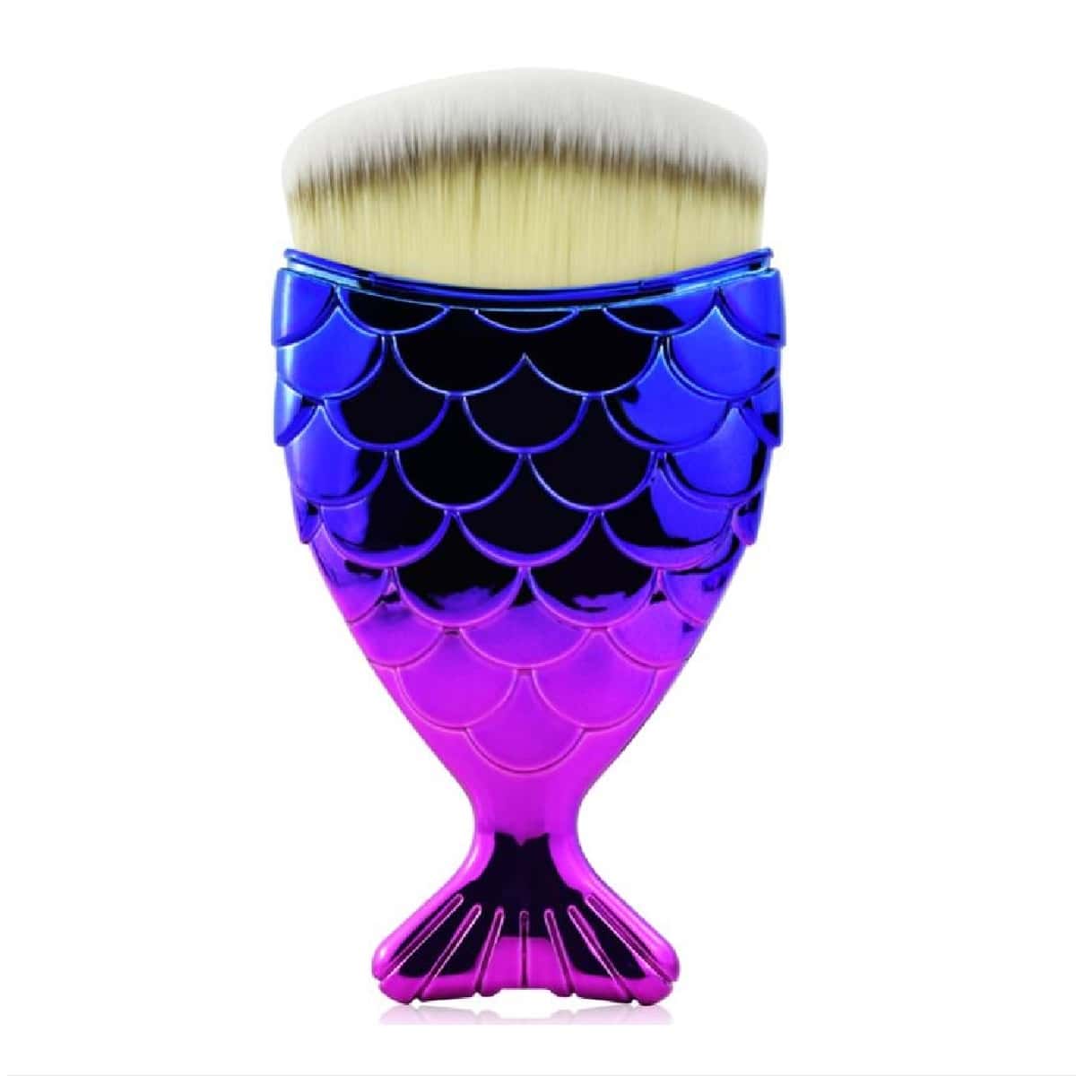 

1pc Fishtail Foundation Brush, Multicolor