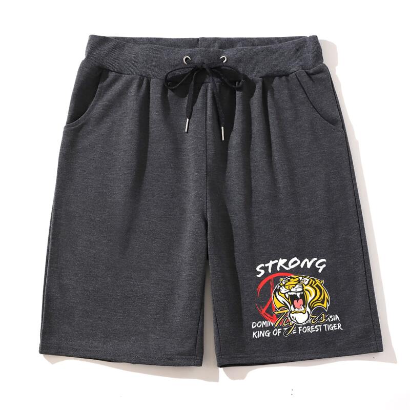 

Guys Tiger Graphic Shorts, Dark grey