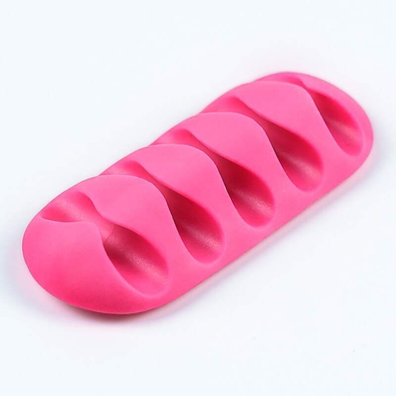 

Data Cable Organizer, Hot pink