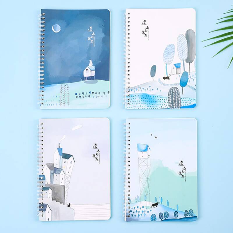 

1pack Cartoon Graphic Cover Random Notebook, Multicolor