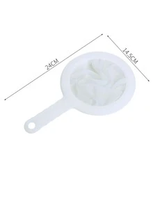 1pc Handle Held Coffee Filter - White - View 2