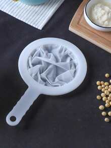 1pc Handle Held Coffee Filter - White - View 3