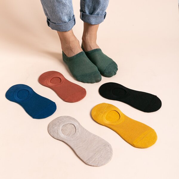 

6pairs Men Multicolor Short Socks