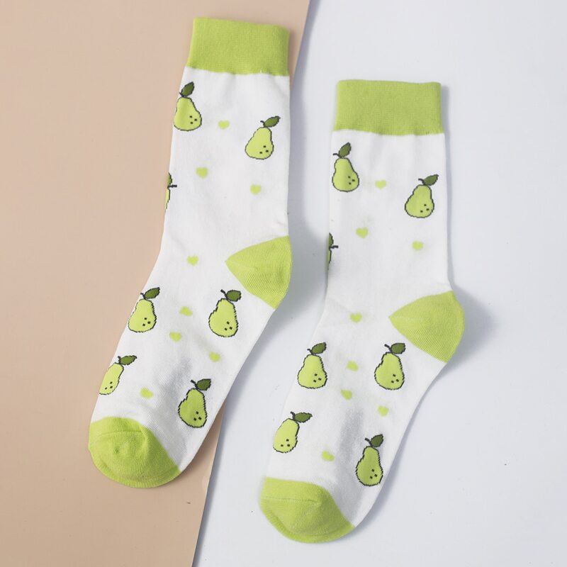 

Fruit Pattern Socks, Multicolor