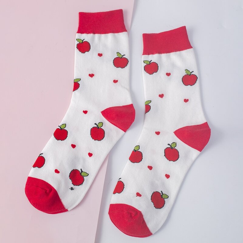 

Fruit Pattern Socks, Multicolor