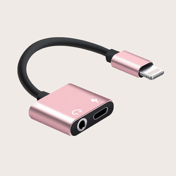 

Звуковой адаптер для iPhone 1шт, Розовые