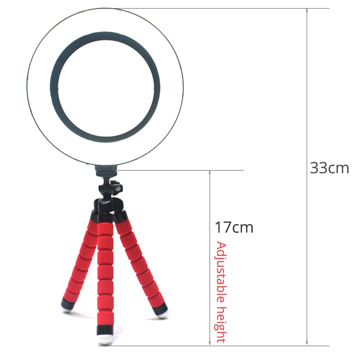 

Fill Light & Adjustable Tripod Stand, Multicolor
