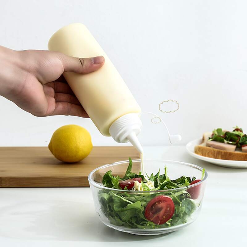 

1pc Condiment Bottle, White