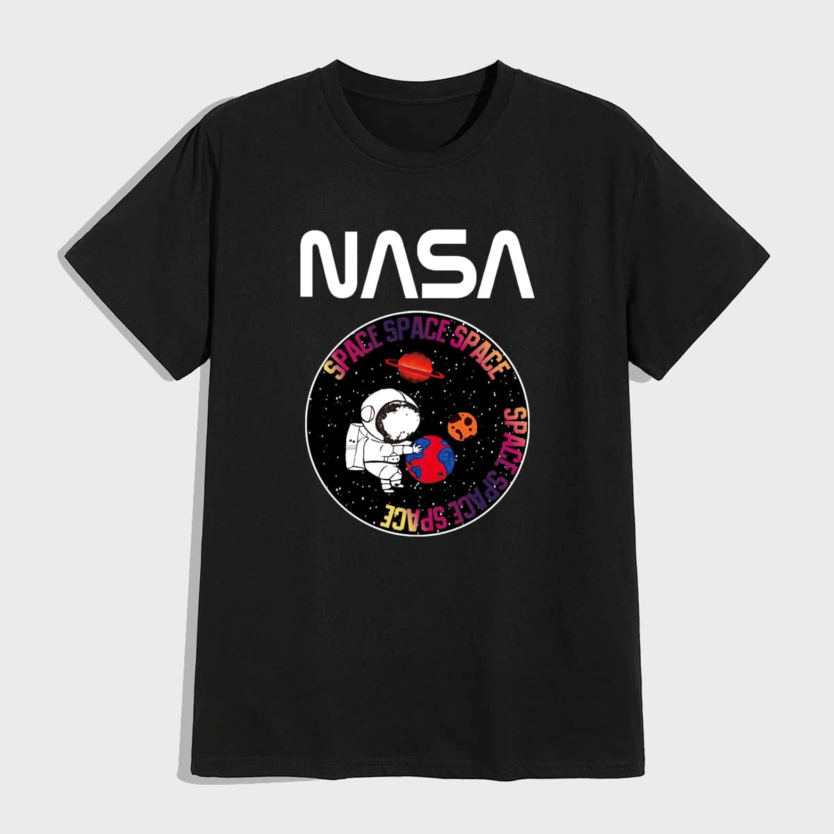 

Guys letter Graphic Tee, Black