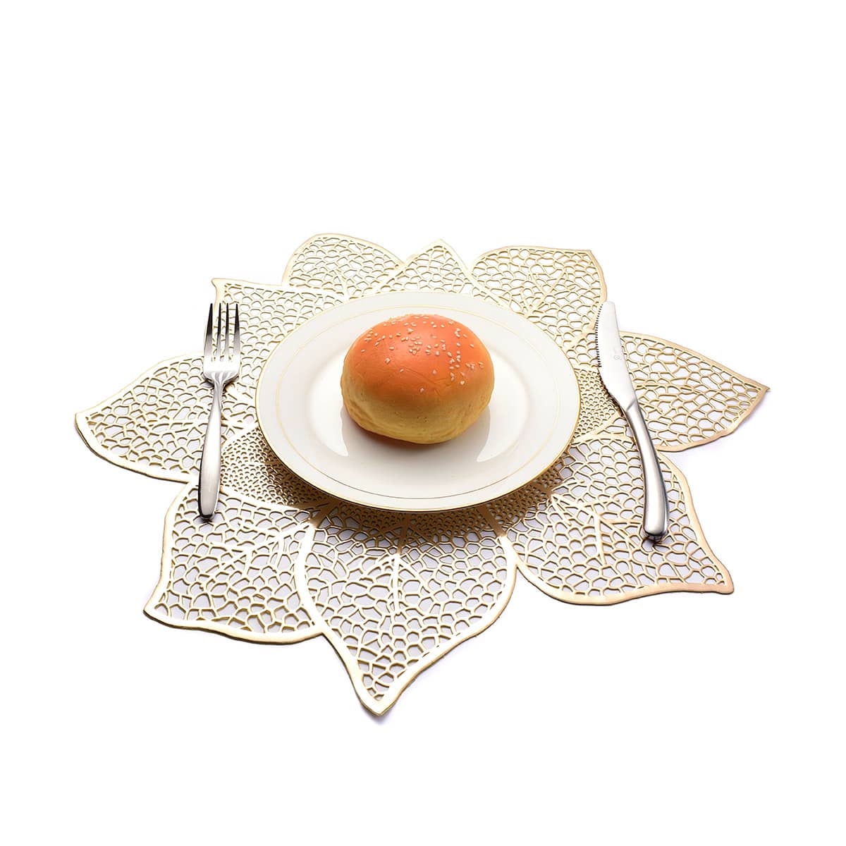 

Bauhinia Shaped Placemat, Gold