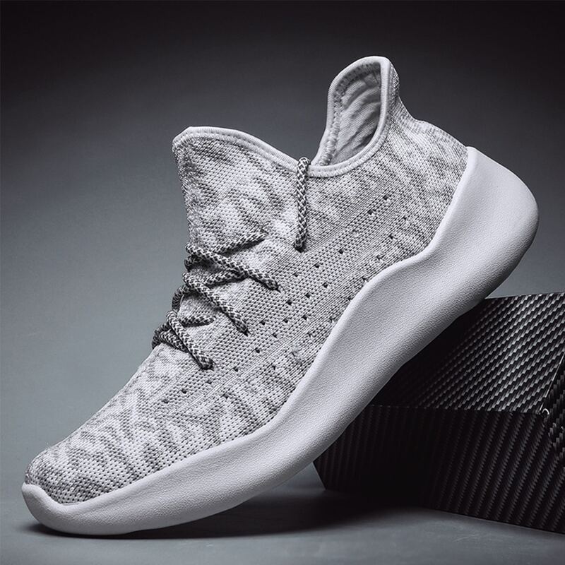 

Guys Lace-up Decor Wide Fit Sneakers, Grey