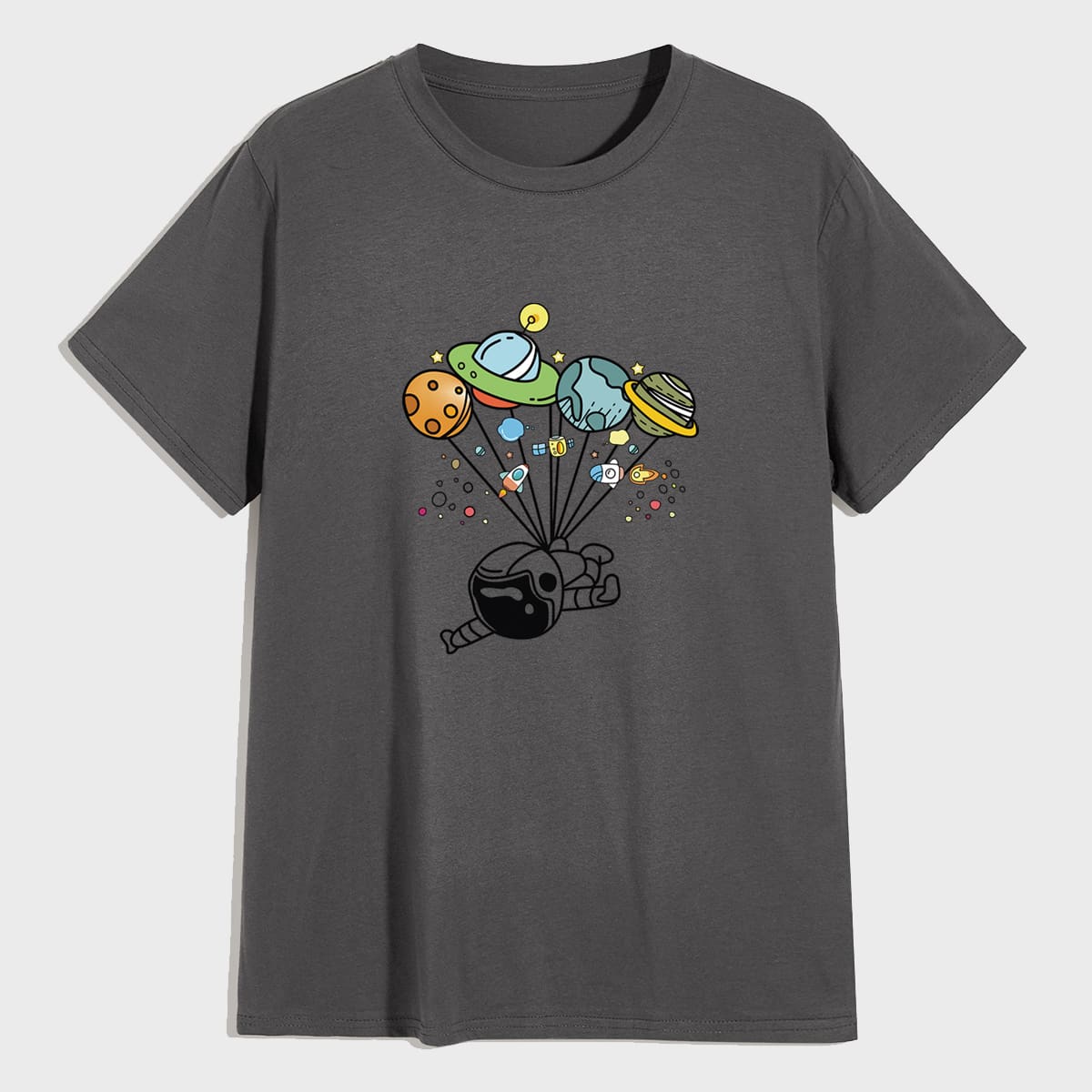 

Guys Cartoon Graphic Tee, Dark grey