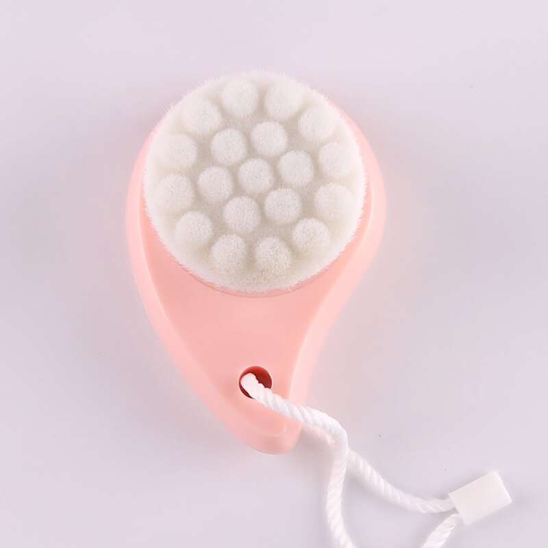 

1pc Minimalist Facial Cleaning Brush, Pink