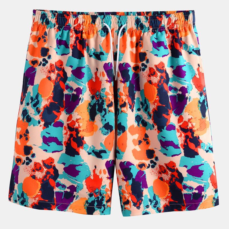 

Guys Allover Print Shorts, Multicolor
