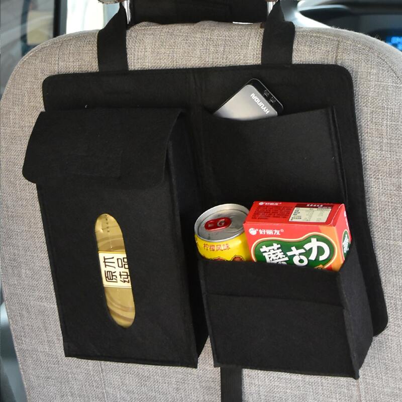 

Car Seat Back Storage Bag, Black