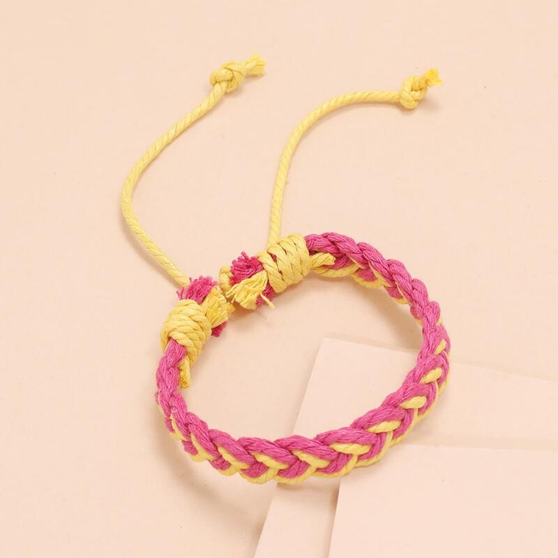 

1pc Braided Bracelet, Multicolor