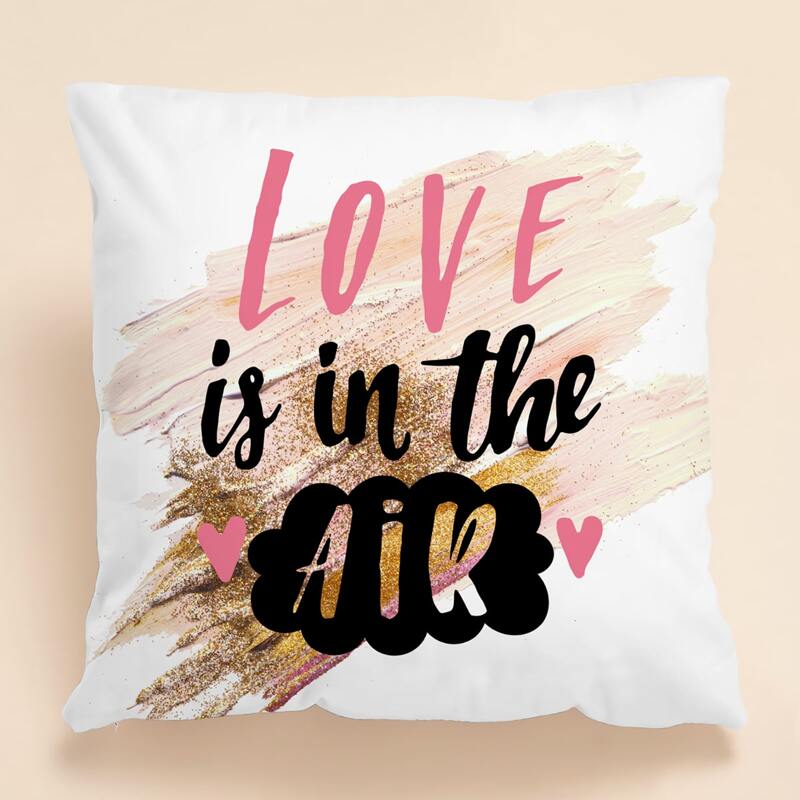 

Slogan Graphic Cushion Cover Without Filler, Multicolor