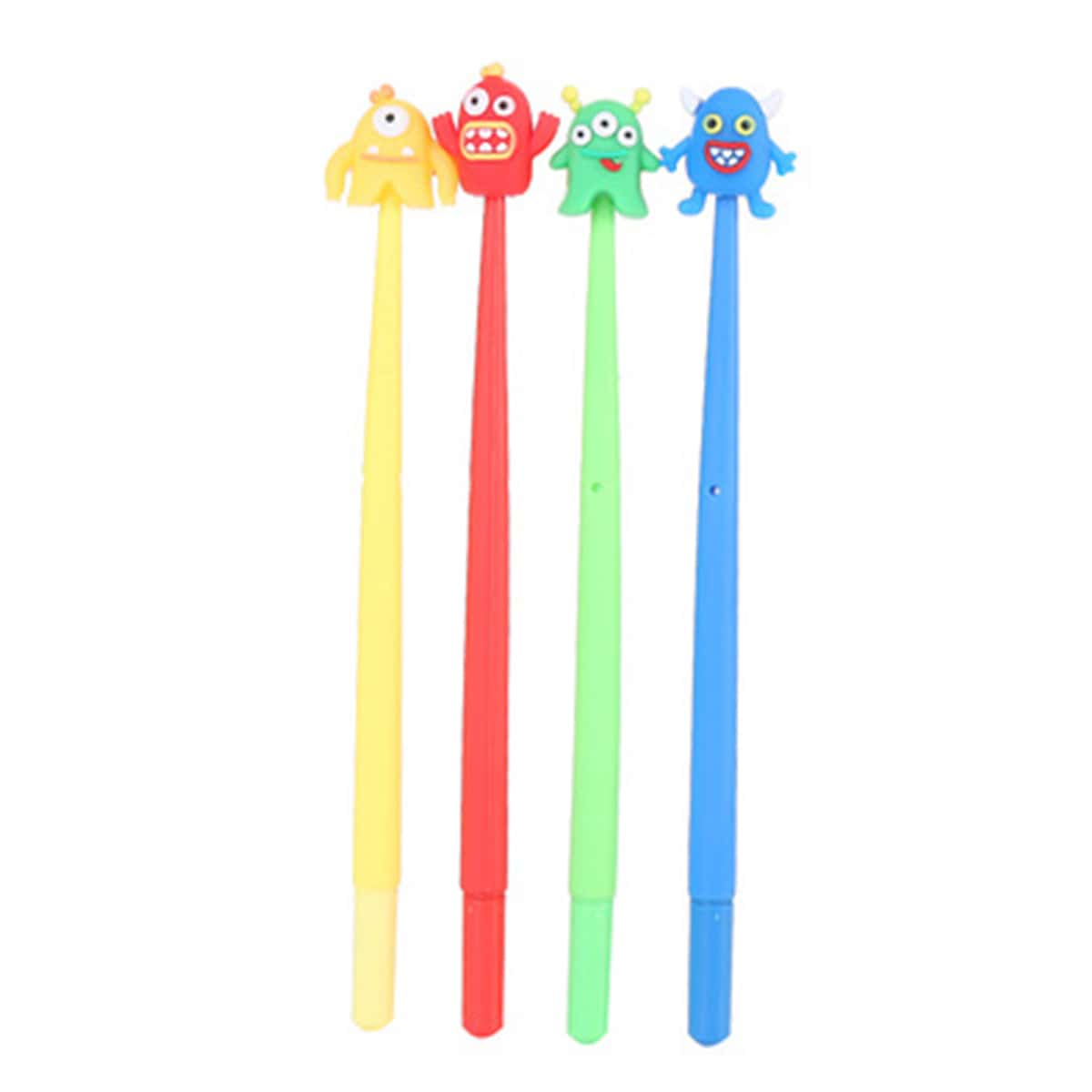 

4pcs Cartoon Gel Pen, Multicolor