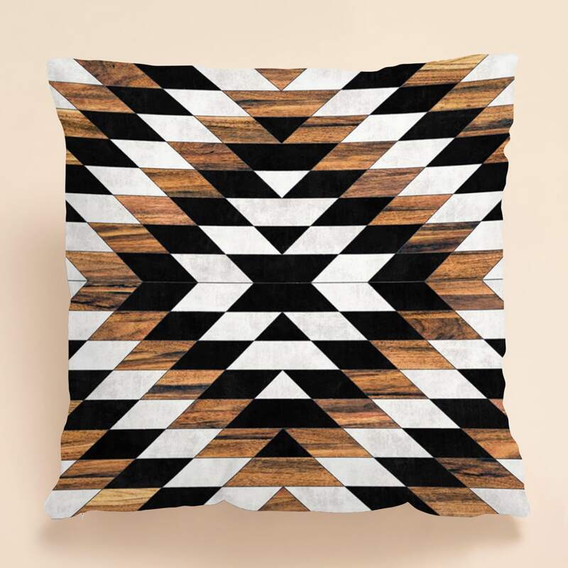 

Geometric Pattern Cushion Cover Without Filler, Multicolor