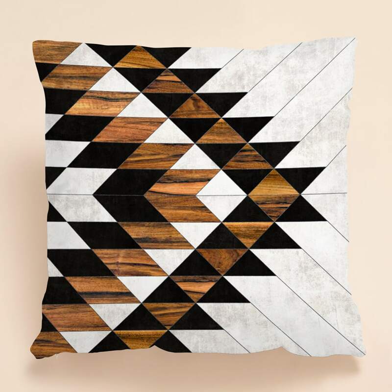 

Geometric Pattern Cushion Cover Without Filler, Multicolor