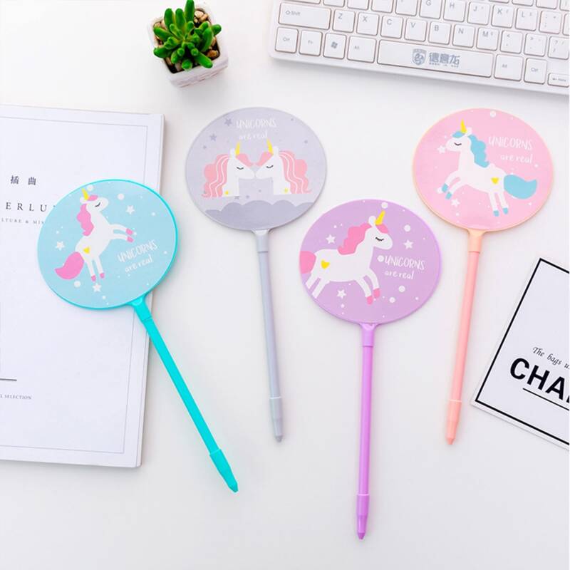 

Random Unicorn Fan Gel Pen 2pcs, Multicolor