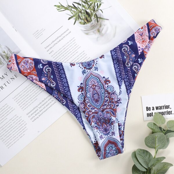 

Tribal High Cut Bikini Panty, Multicolor