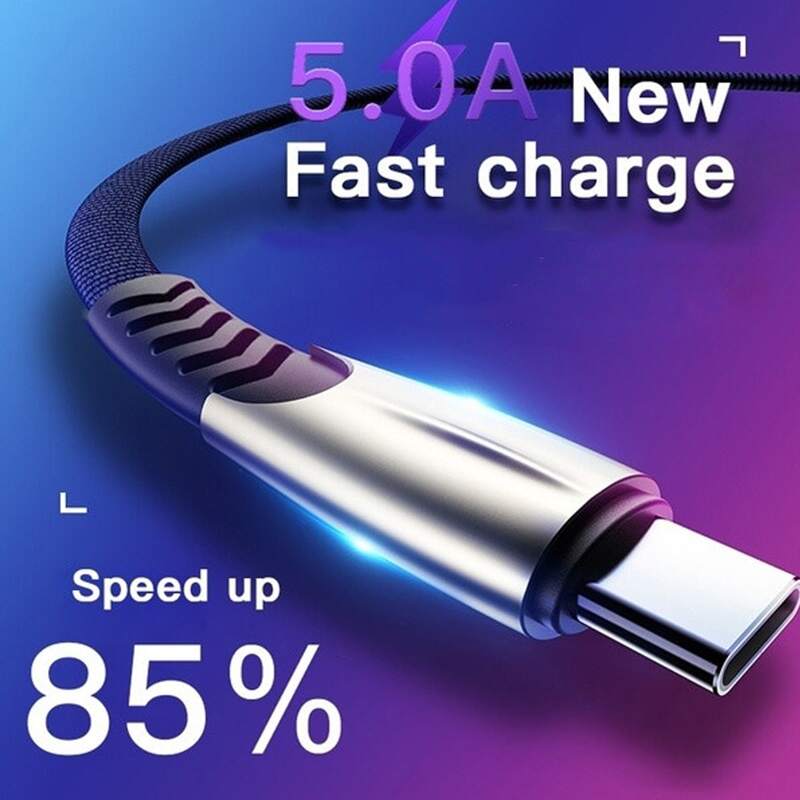 

1pc Phone Data Cable, Blue