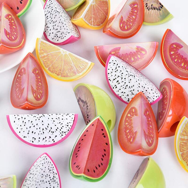 

1pc Fruit Shaped Random Pencil Sharpener, Multicolor