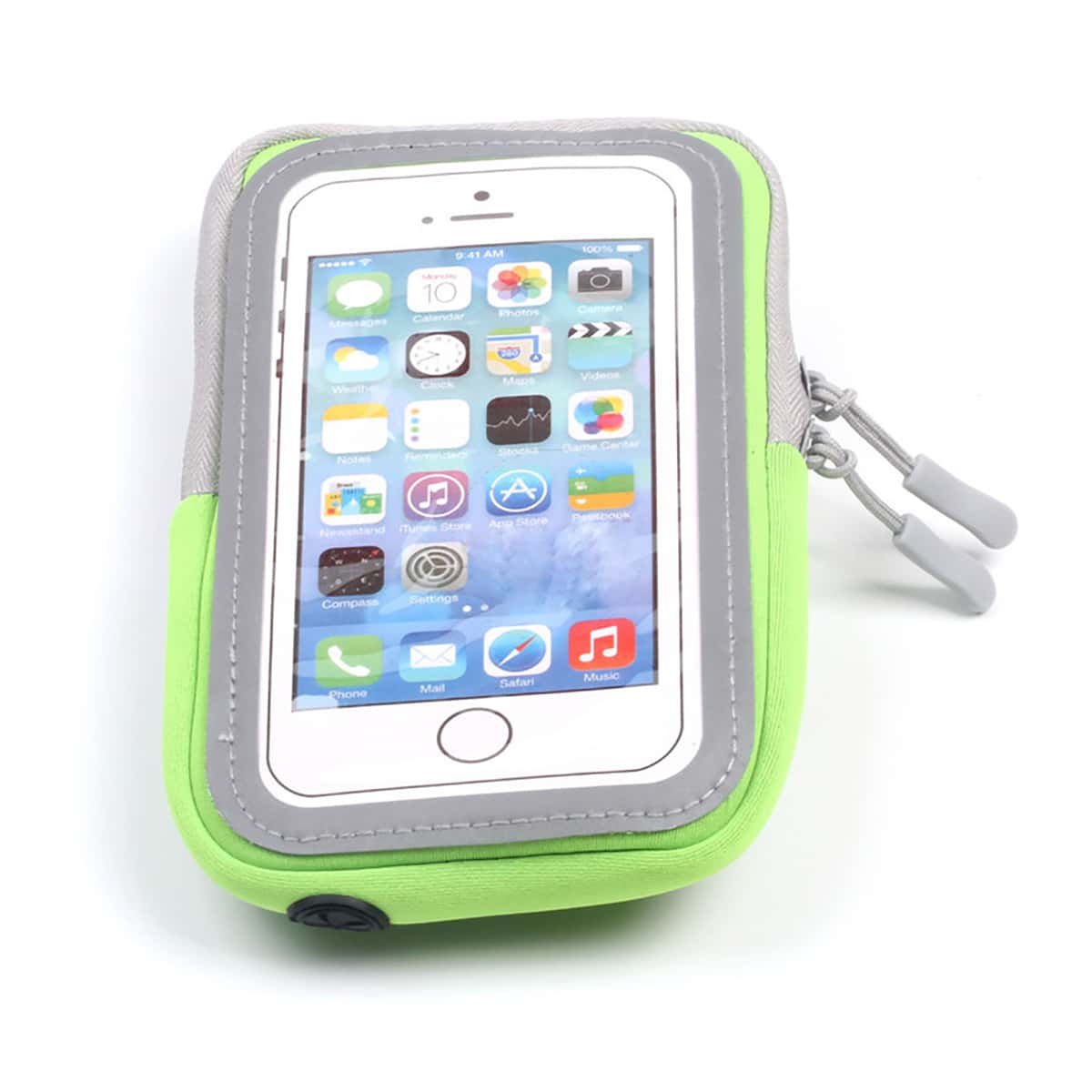 

1pc Clear Phone Arm Bag, Mint green