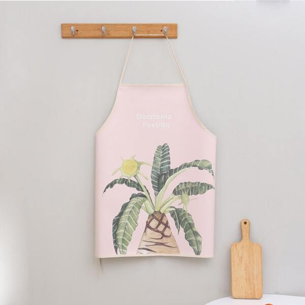 

Plants Print Apron, Multicolor