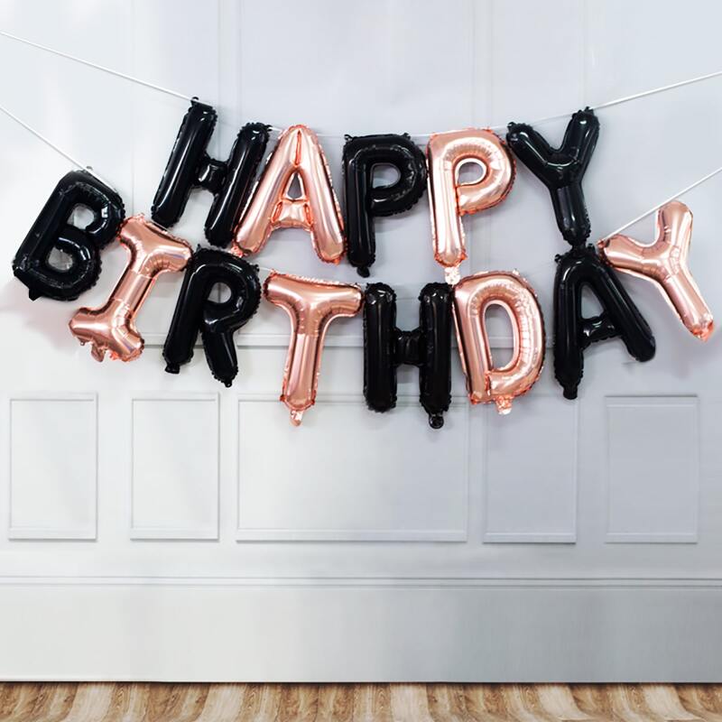 

1set Birthday Decorative Balloon, Multicolor