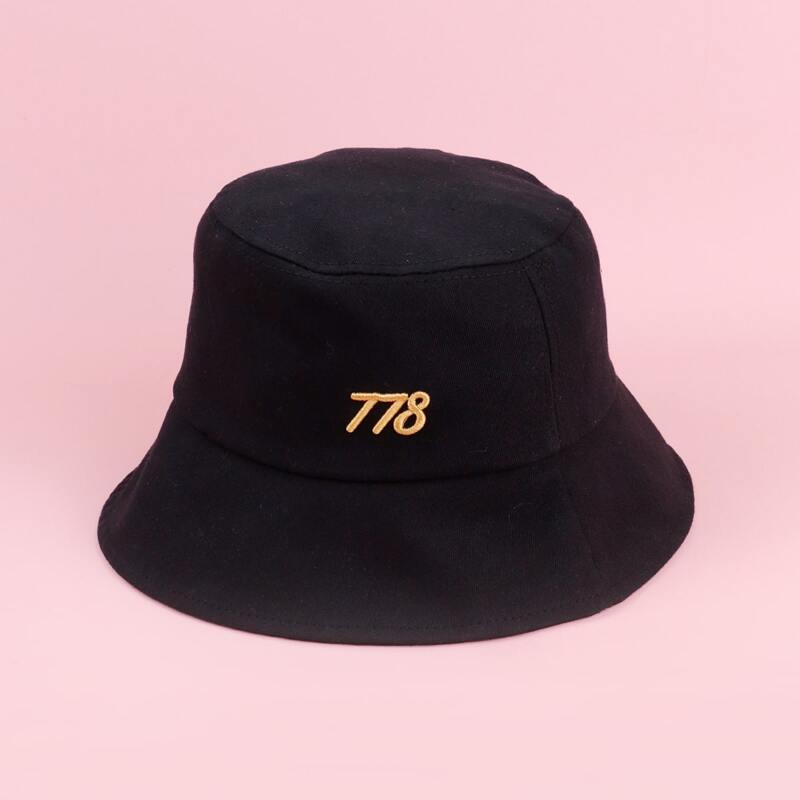 

Number Bucket Hat, Black